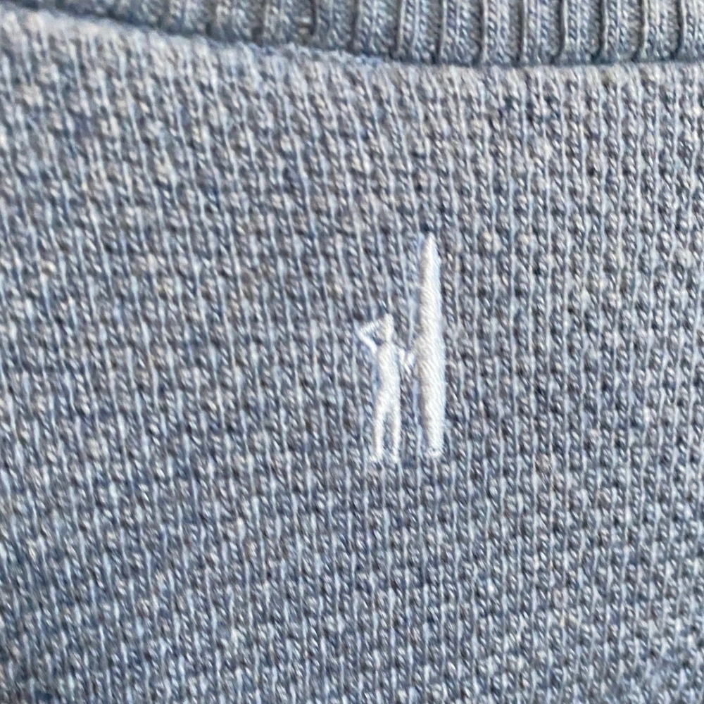 Merino Wool Cotton Cashmere Blend Johnnie-O XL Breeze 1/4 Zip Mock Neck Sweater - Picture 9 of 10